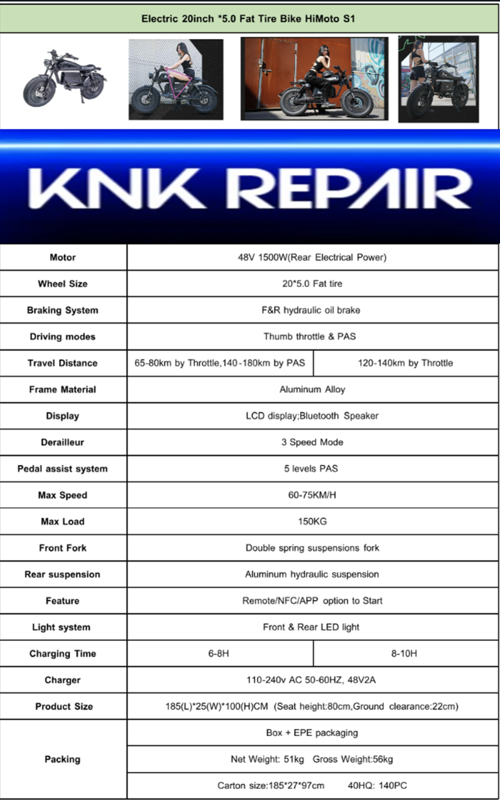 KNK HIMOTO S1 48V 30AH